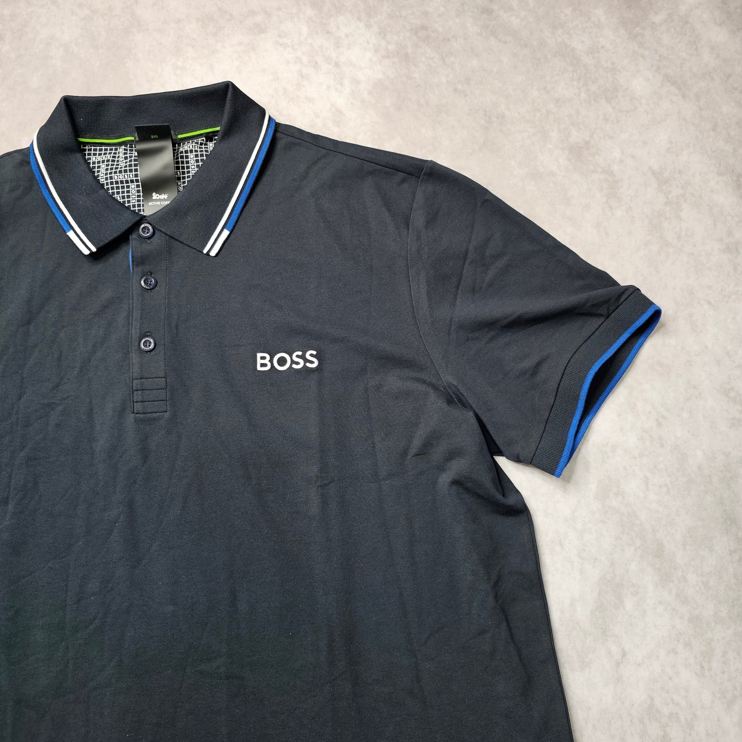 BOSS Men's Paddy Polo Shirt – Black 3XL