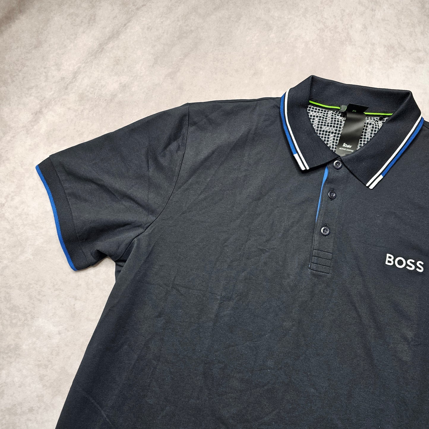 BOSS Men's Paddy Polo Shirt – Black 3XL