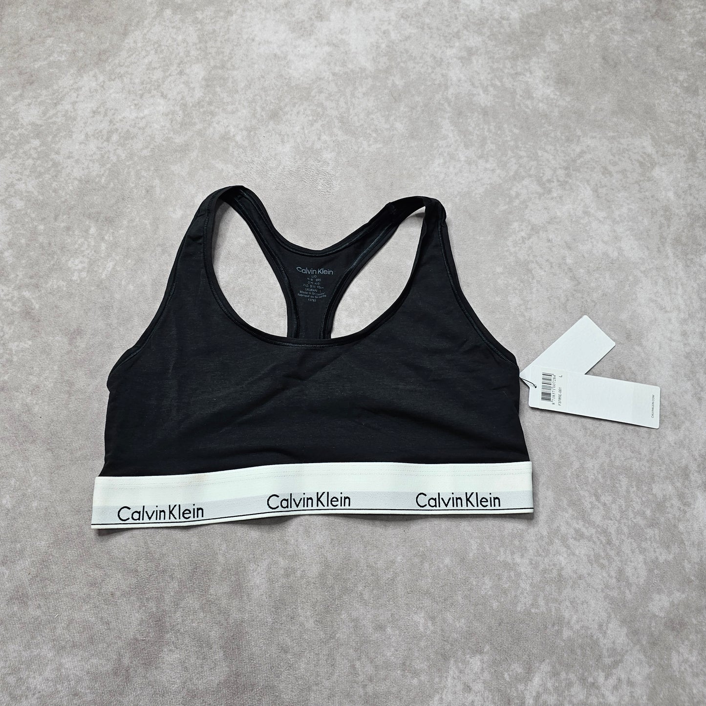 Calvin Klein Bralette Modern Cotton Black Large