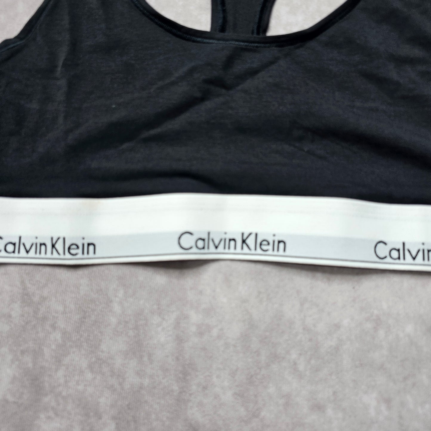 Calvin Klein Bralette Modern Cotton Black Large