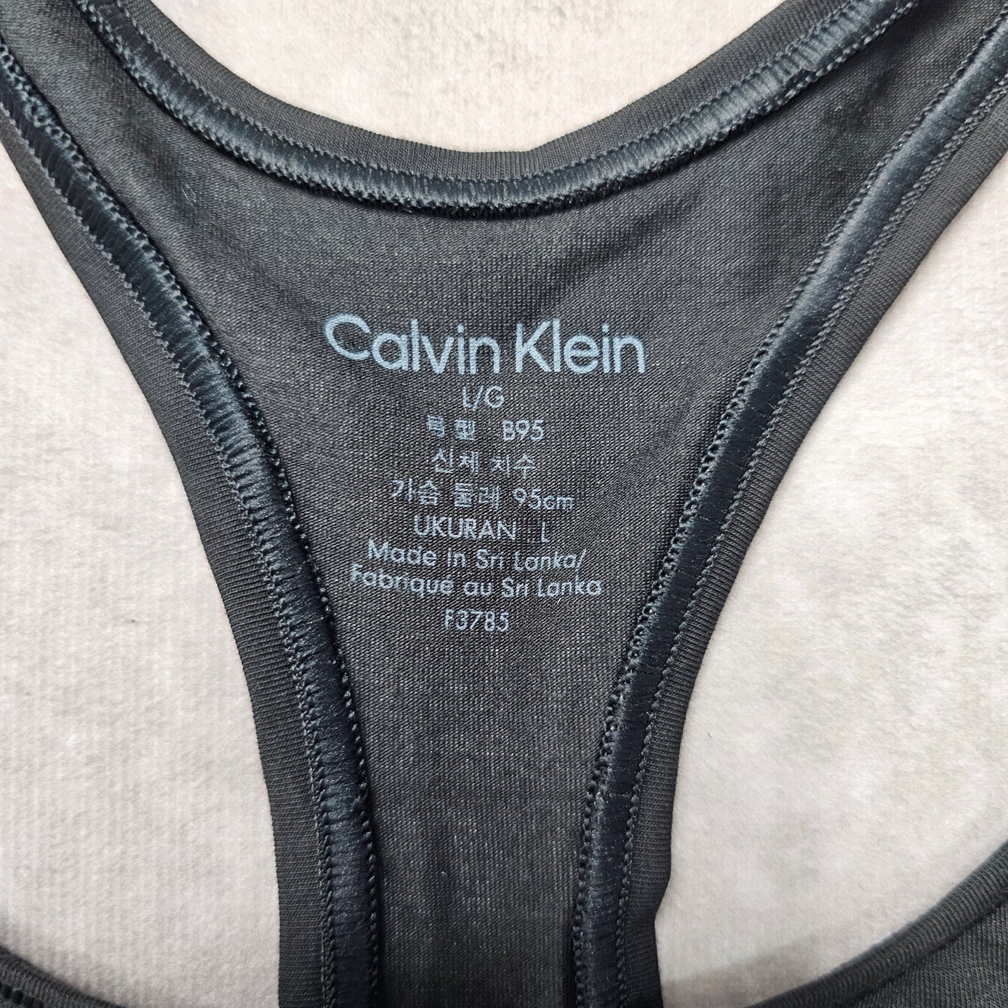 Calvin Klein Bralette Modern Cotton Black Large