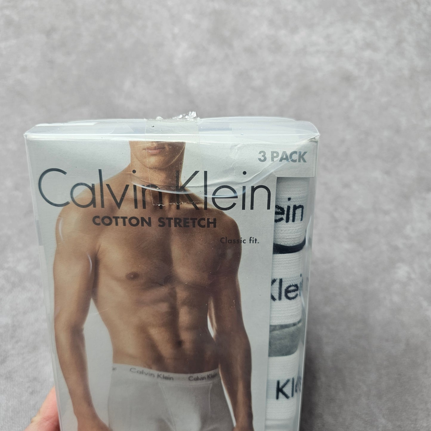 Calvin Klein Men's Cotton Stretch Trunks 3 Pack Size M