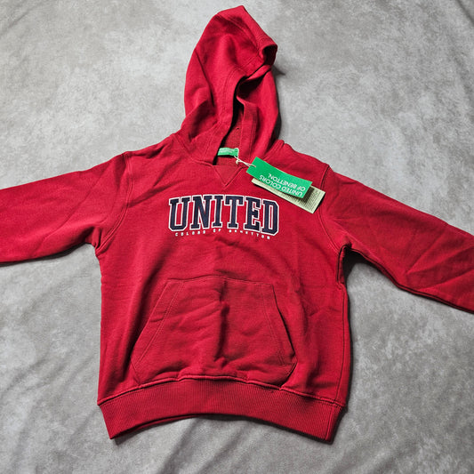United Colors of Benetton Kids Hoodie – Red 3-4 Y