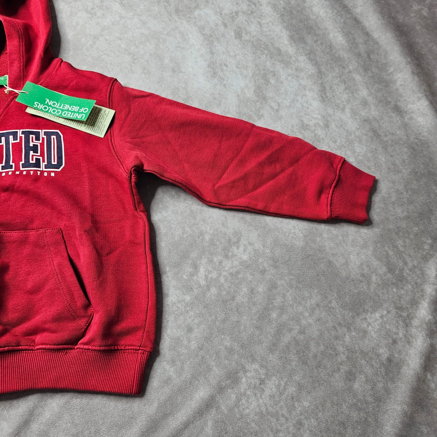 United Colors of Benetton Kids Hoodie – Red 3-4 Y