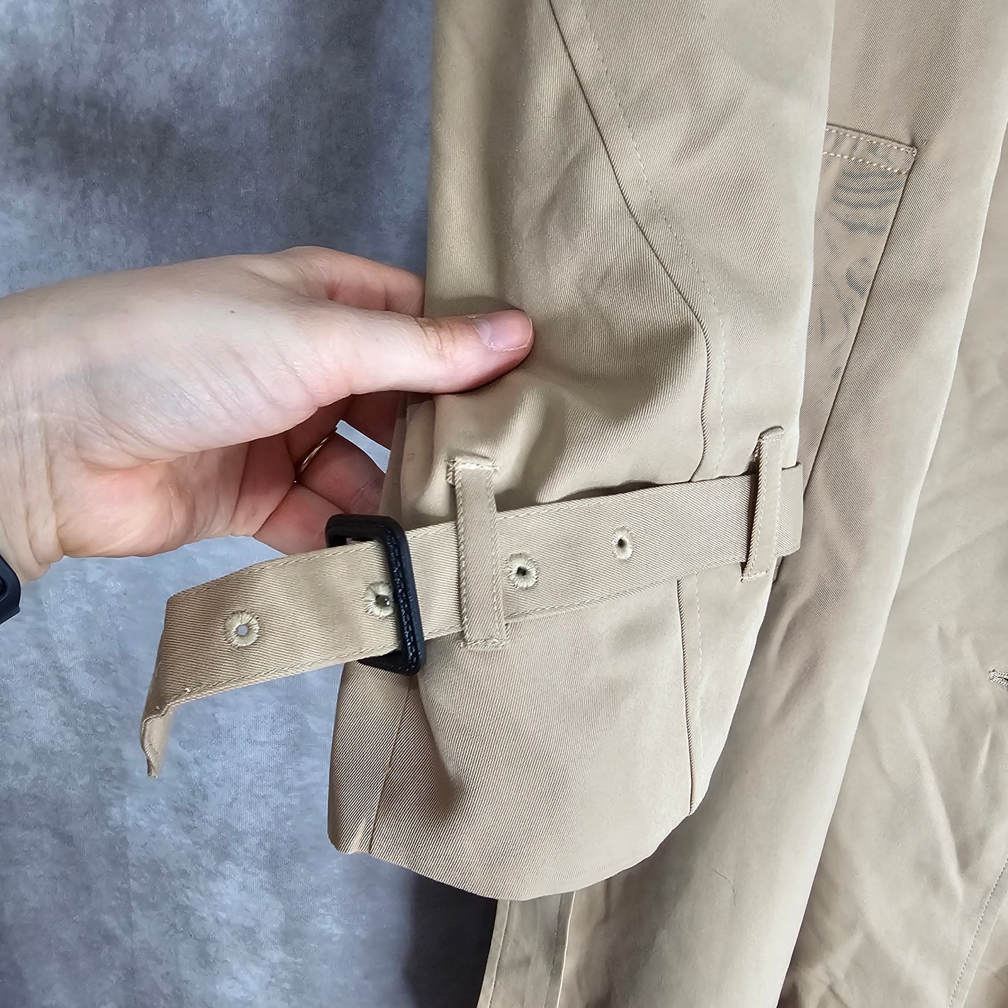 ONLY Chloe Double Breasted Trench Coat – Tannin Size XS