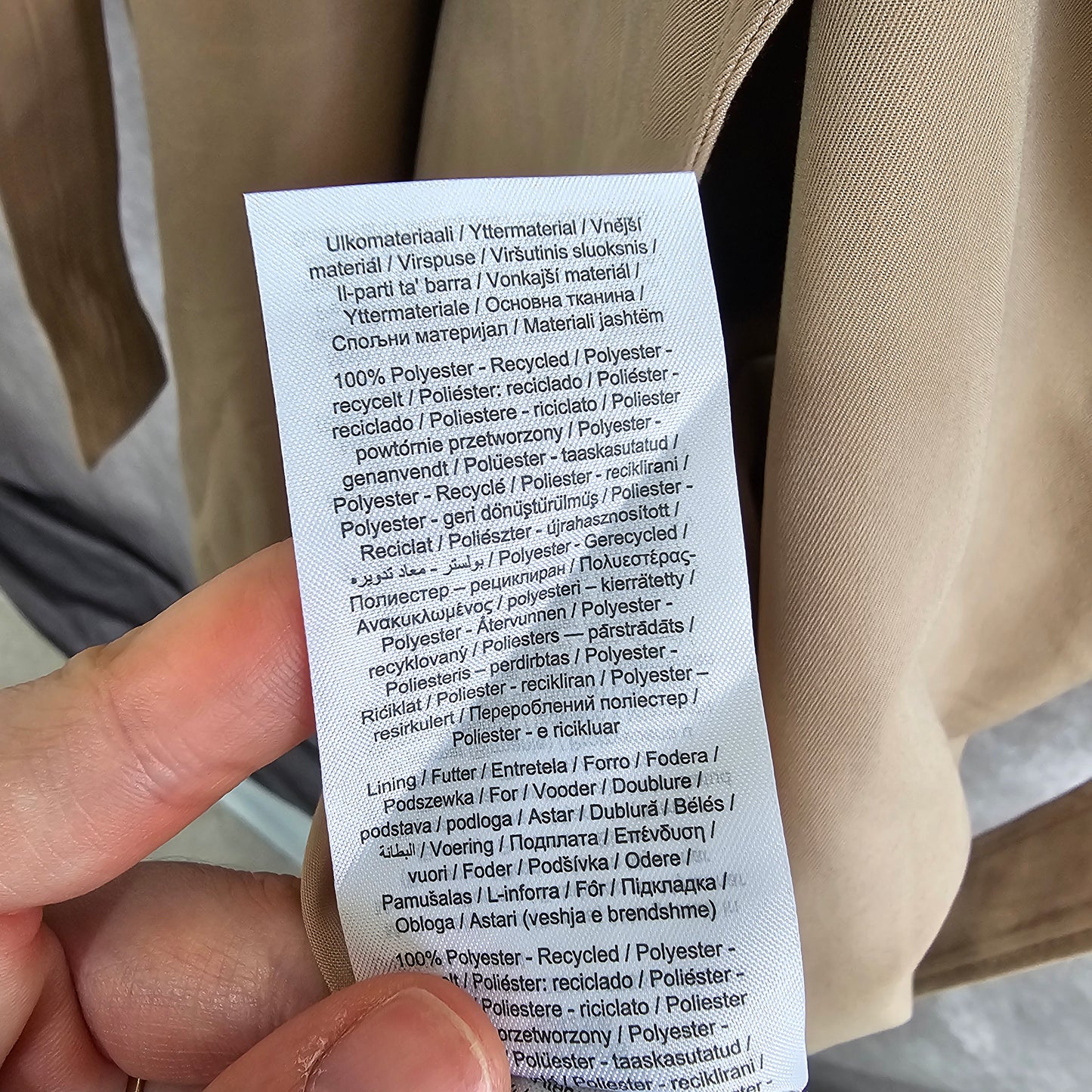 ONLY Chloe Double Breasted Trench Coat – Tannin Size XS