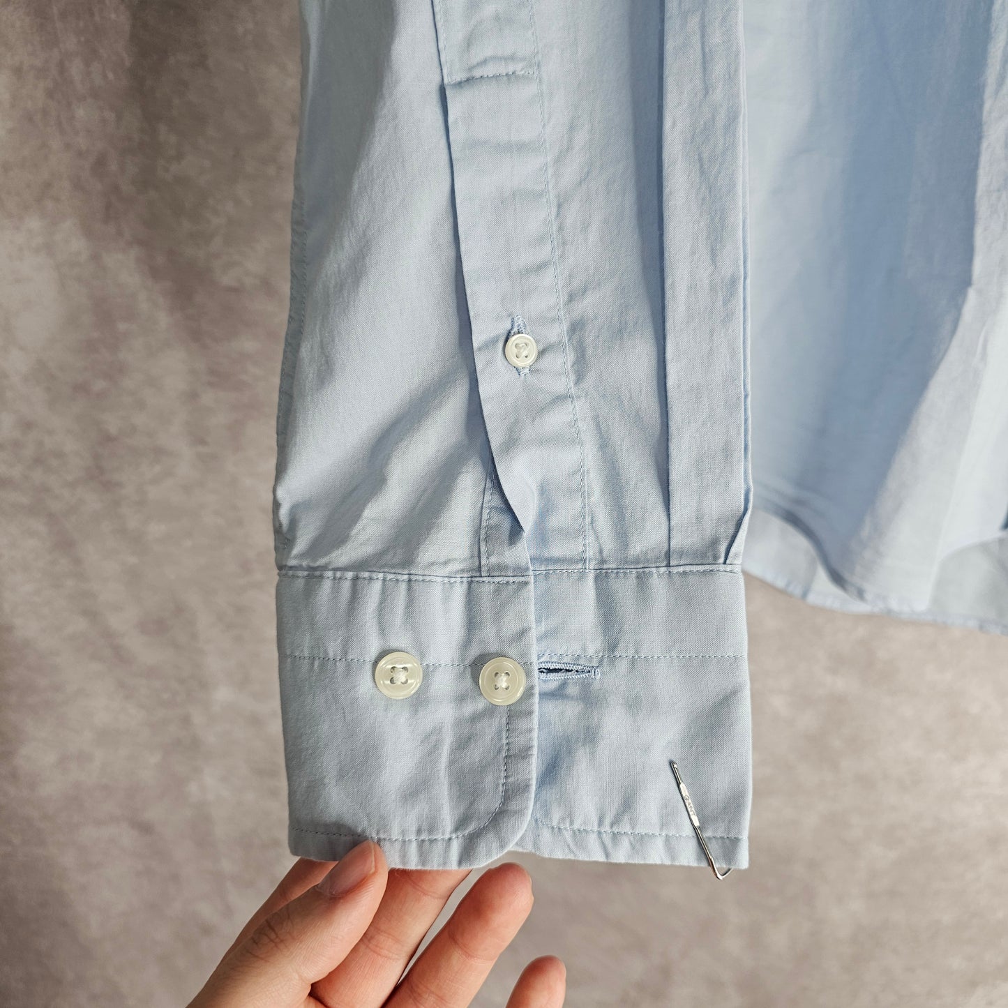 GANT Slim Fit Poplin Shirt – Light Blue Size M