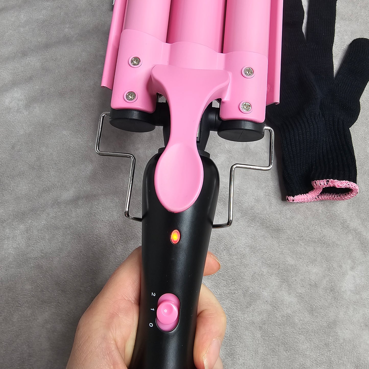 Bestope Hair Waver Triple Barrel Curling Iron