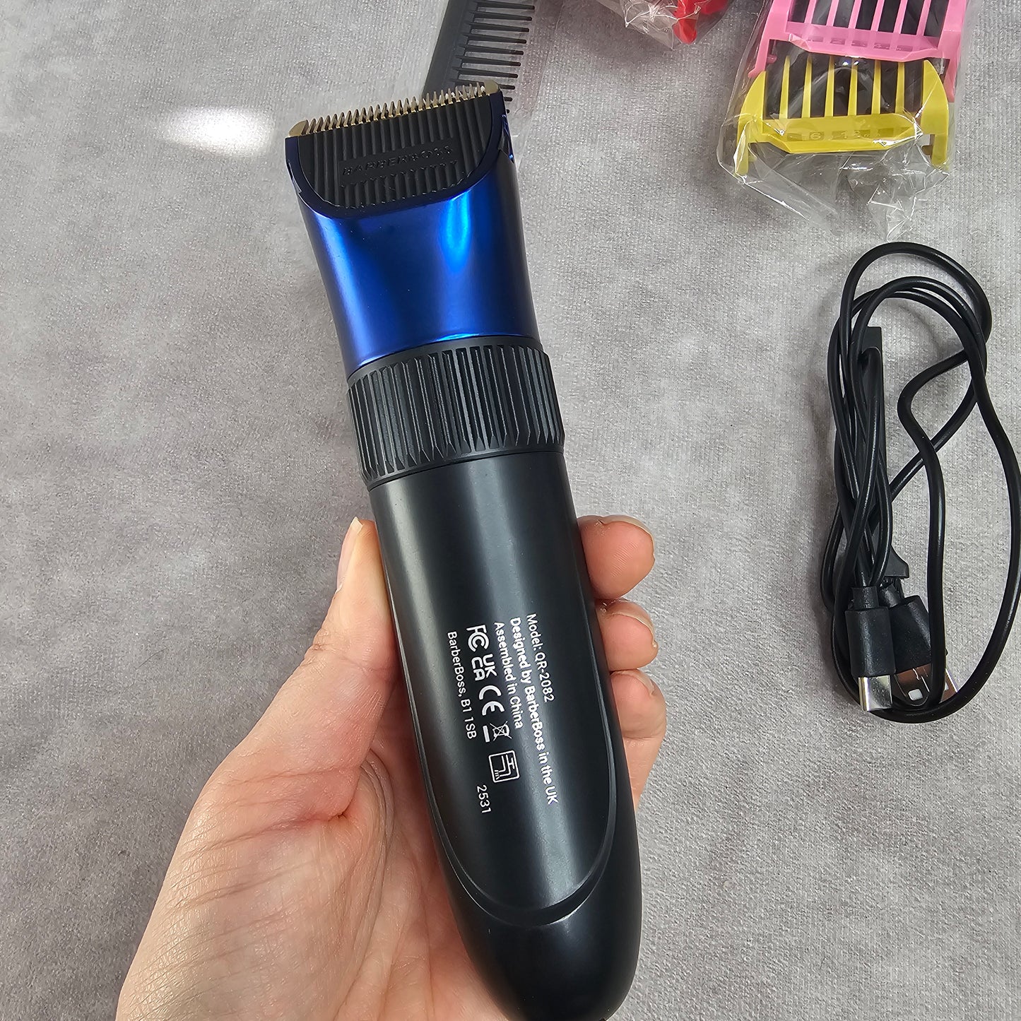 BarberBoss Hair Clipper Trimmer Kit - Black