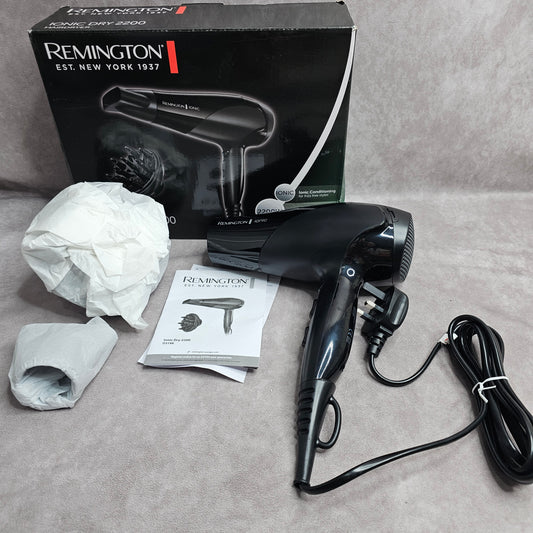Remington Hair Dryer D3198 Ionic Dry 2200 – Black